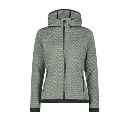 Bild av CMP Dam Knit Tech Fleece Jacka Med Fast Huva Kvinnor