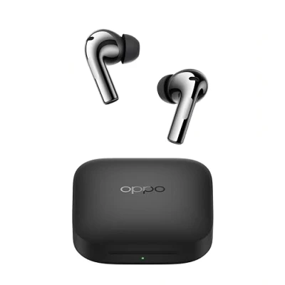 Bild av OPPO Enco X3i äkta trådlösa hörlurar, 44 timmars batteritid, dubbla drivrutiner på 10,4 mm och 6 mm, Bluetooth 5.3, Touch kontroller, AI brusreducering, Android iOS, IP55, grå