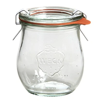 Bild av Weck Glasburkar med Lock, Genomskinlig, Paket 12 x 220 ml