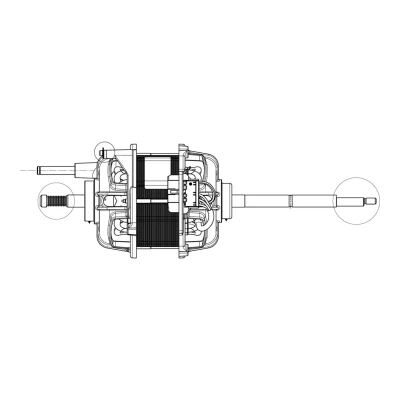 Bild av Electrolux AEG 8072524021 motor torktumlare DB085D5E00 , hp,pmm,P10