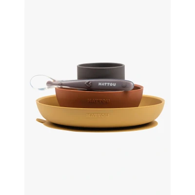Bild av Soft Sili Matset 4 del Senap/Terracotta