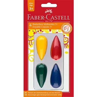 Bild av Faber Castell Vaxkrita Droppe 4/fp
