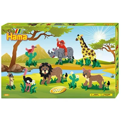 Bild av Hama Midi Stor Presentask Safaridyr, 5.000 Stk.