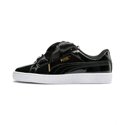 Bild av Puma Dam korg hjärta patent vem sneakers, svart 37 EU