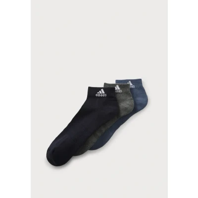 Bild av adidas Unisex Barn Cushioned Sportswear Ankle Socks 3 Pairs, legend ink/preloved ink/dark grey heather, 5 6 Years