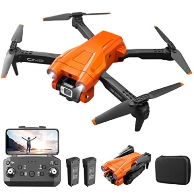 Bild av Mingfuxin Vikbar drönare med kamera för nybörjare, RC quadcopter app WIFI FPV live video, höjdhållning, Headless läge, one key lyft landning vuxna barn