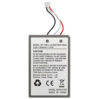 Bild av OSTENT 2000mAh 3.65V Lithium ion Li Uppladdningsbart Batteripaket som Ersättning för Sony PS5 Wireless Controller