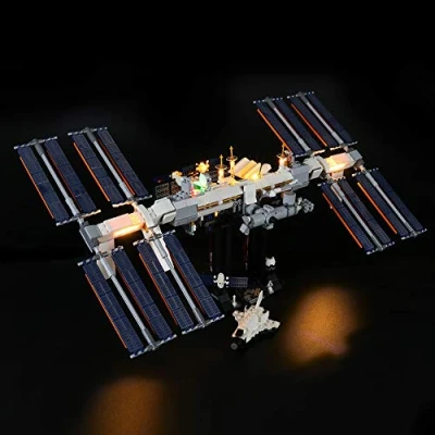 Bild av BRIKSMAX LED belysningssats för LEGO International Space Station, kompatibel med 21321 byggstenar modell inkluderar inte Set
