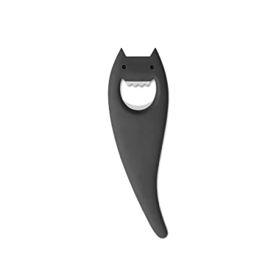 Bild av A di Alessi Diabolix flasköppnare, svart antracit, (ABC01 B), L 18 cm, B 5,5 cm