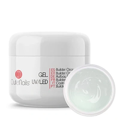 Bild av Konstruktionsgel klar UV/LED 50 ml för naglar Builder transparent gel Outlet Nails
