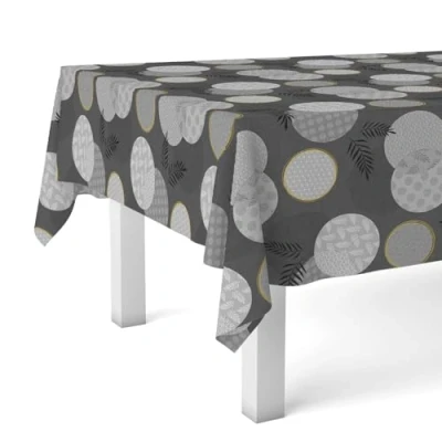 Bild av Martina Home Vaxduk Lens svart 100 x 140 cm