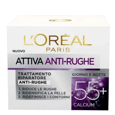 Bild av L`Oreal Paris Wrinkle Expert 55+, Restorative, Day, Cream, For Face, 50 ml