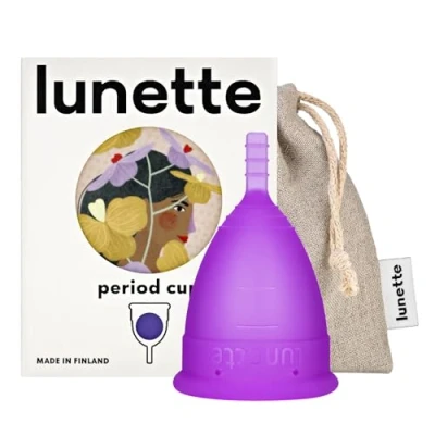 Bild av Lunette Menstruationskopp Modell 2 för Normal Eller Kraftig Blödning (EN version), violett