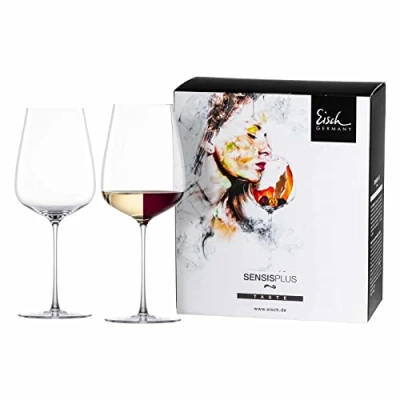 Bild av EISCH Allround vinglas Essenca SensisPlus, uppsättning av 2, kraftfulla och rika, 740 ml, tangentbordsglas i presentförpackning