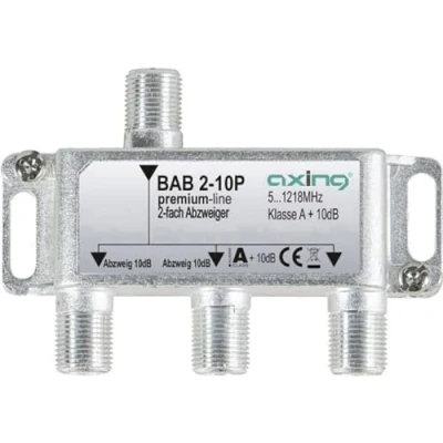 Bild av Axing BAB 2 10P Kabel TV adapter 2x 5 1218 MHz