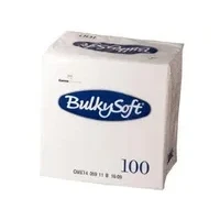 Bild av Serviet BulkySoft 24x24 cm 2 lag hvid (100 stk.)