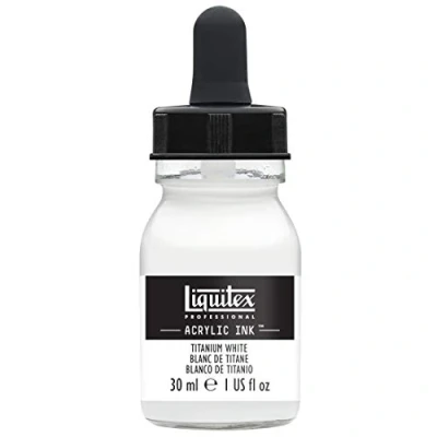 Bild av Prof akrylbläck 30Ml Titanium White 432