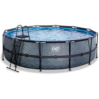 Bild av EXIT Stone Pool Sandfilterpump 488x122 cm