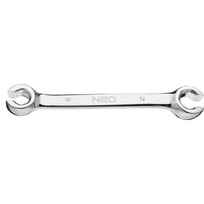 Bild av NEO TOOLS 09 145 Clé à dévisser durite rigide frein 10x12 satiné chromé Acier chrome vanadium