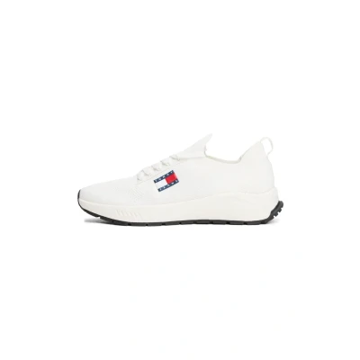 Bild av Tommy Jeans Runner Sneakers, Storlek: 40, Ecru Textil