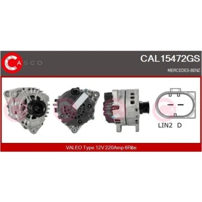 Bild av CASCO CAL10260AS Generator 12V 105A FORD: Transit Mk5 Flak/Chassi
