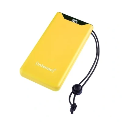 Bild av Intenso Powerbank F10000, externt batteri med PD (20W) &amp; QC (18 W), USB C och A port, 10 000 mAh, gul: Amazon.de: Elektronik foto