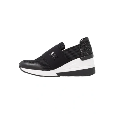 Bild av Michael Kors Felix Trainer Slipins, Storlek: 42.5, Black Konstmaterial/textil