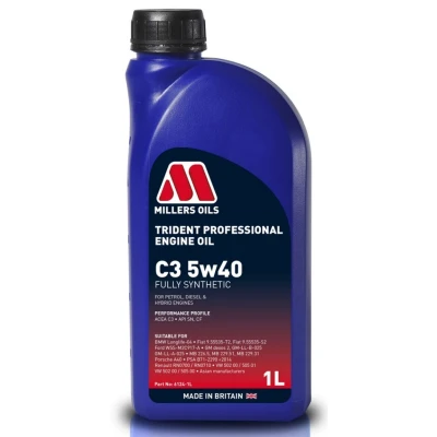 Bild av Millers Oils Trident Professional C3 5W 30 1l Motorolja 6124 1 BMW: 5 Touring, 3 VOLKSWAGEN: Passat B6 Variant, Golf 7,