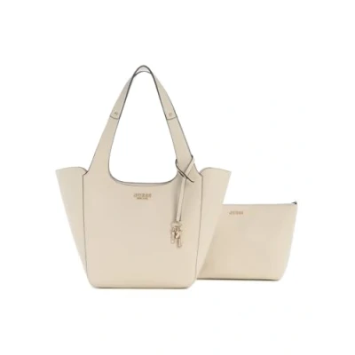 Bild av Guess Helina TOTE SET Handväska, Storlek: One Size, Bone