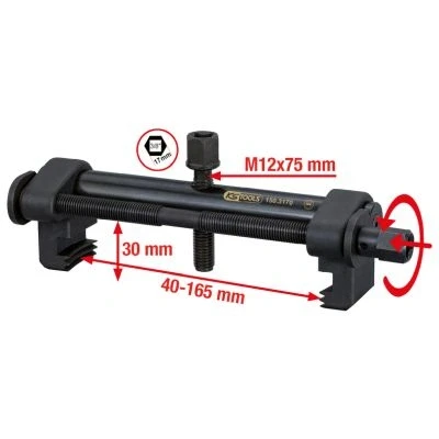 Bild av KS TOOLS 150.3170 Extracteur, poulie 40 17 9 30 M12x75 Héxagonal extérieur