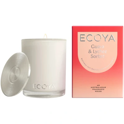 Bild av Ecoya Guava &amp; Lychee Candle 400 gr 80t brennetid g
