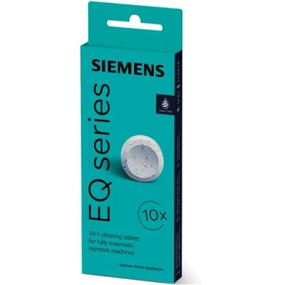 Bild av Siemens rengöringstabletter till espressomaskin Godare kaffe Förlänger livslängden på maskinen TZ80001B