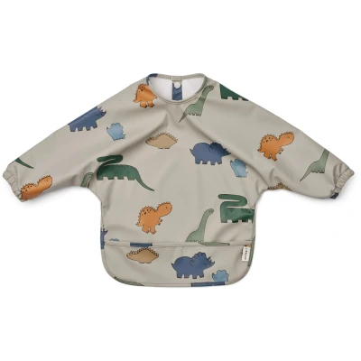 Bild av Liewood Merle CAPE BIB Unisex Haklapp för barn, Storlek: One Size, Dinosaurs / mist