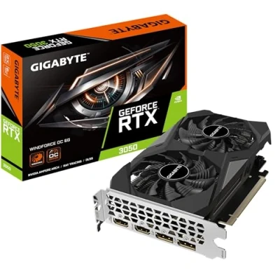 Bild av Gigabyte GeForce RTX 3050 WINDFORCE OC 6G NVIDIA 6 GB GDDR6