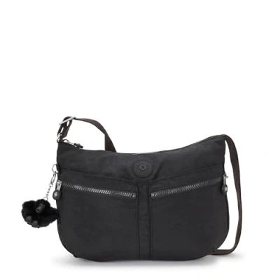 Bild av Kipling Izellah axelremsväska för kvinnor Crossbody väska (förpackning med 1), Svart noir, En storlek,