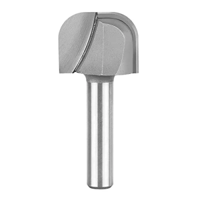 Bild av SpeTool Skål och brickfräsare Hohlkehlfräser 8 mm skaft Spårfärs 25 skärdiameter 2 flöjts skålfräs träfräs för överfräsning av trä träbearbetning Fräser verktyg