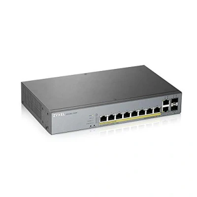Bild av ZyXEL GS1350 12HP 8 port GbE Smart Managed PoE Switch with Uplink (130W)