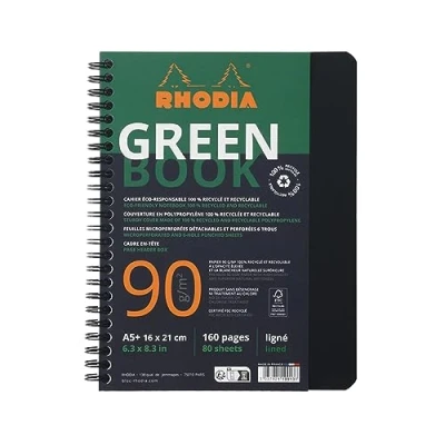 Bild av Rhodia Anteckningsblock A5+ linjerat recycled