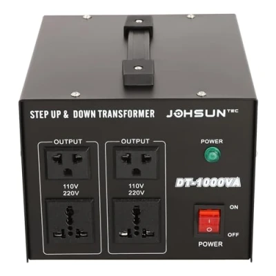 Bild av Transformator 1000 W spänningsomvandlare, transformator, 220 V/240 V till 110 V, omvandlare, strömomvandlare för alla elektroniska och elektriska enheter