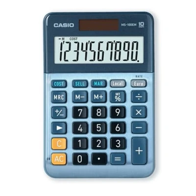 Bild av CASIO MS 100EM desktop calculator