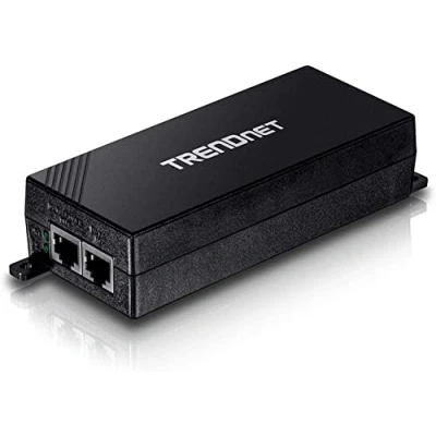 Bild av TRENDnet TPE 115GI Gigabit Power over Ethernet Plus (PoE+) injektor konverterar icke PoE till PoE+ eller nätverksavstånd upp 100 M