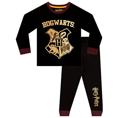 Bild av Harry Potter Pojkar Pyjamas Hogwarts Svart 110