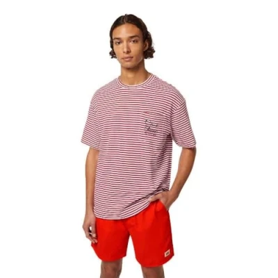 Bild av Scotch &amp; Soda Relaxed FIT Pocket Tshirt med print, Storlek: Large, Roadside red
