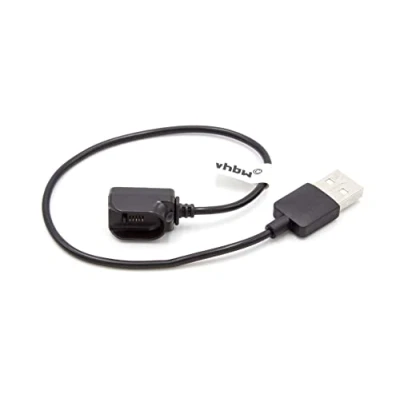 Bild av vhbw USB laddningsstation kompatibel med Plantronics Voyager Legend Bluetooth headset hörlurar laddkabel, svart
