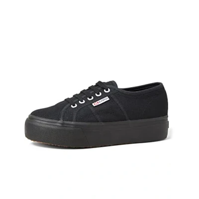 Bild av Superga Dam 2790acotw Linea Up and Down Sneaker, Svart 996, 36 EU