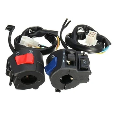 Bild av Alamor universell 7/8 cm 22 mm motorcykel styre horn snurrande signal ljusstyrbrytare