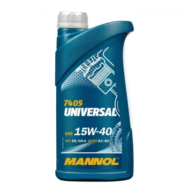 Bild av Mannol Universal 15W 40 1I Huile moteur MN7405 1 RENAULT: CLIO 2, 3, TRAFIC 2 Bus, TOYOTA: Avensis II Station Wagon, Yaris 3/5 portes