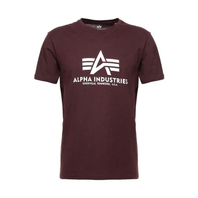 Bild av Alpha Industries Tshirt med print, Storlek: Small, Deep maroon