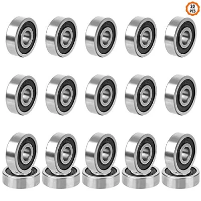 Bild av Kullager, 20 st djuphållager 625 rs, 16 x 5 mm kullager i kolstål, dubbel förseglad gummi