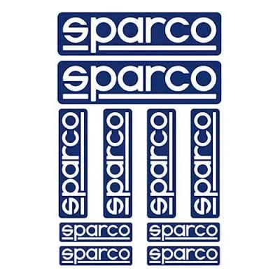 Bild av SPARCO Kit 10 Pegatinor blå